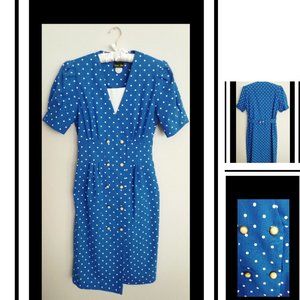 Alan Stuart Vintage Button Up Dress